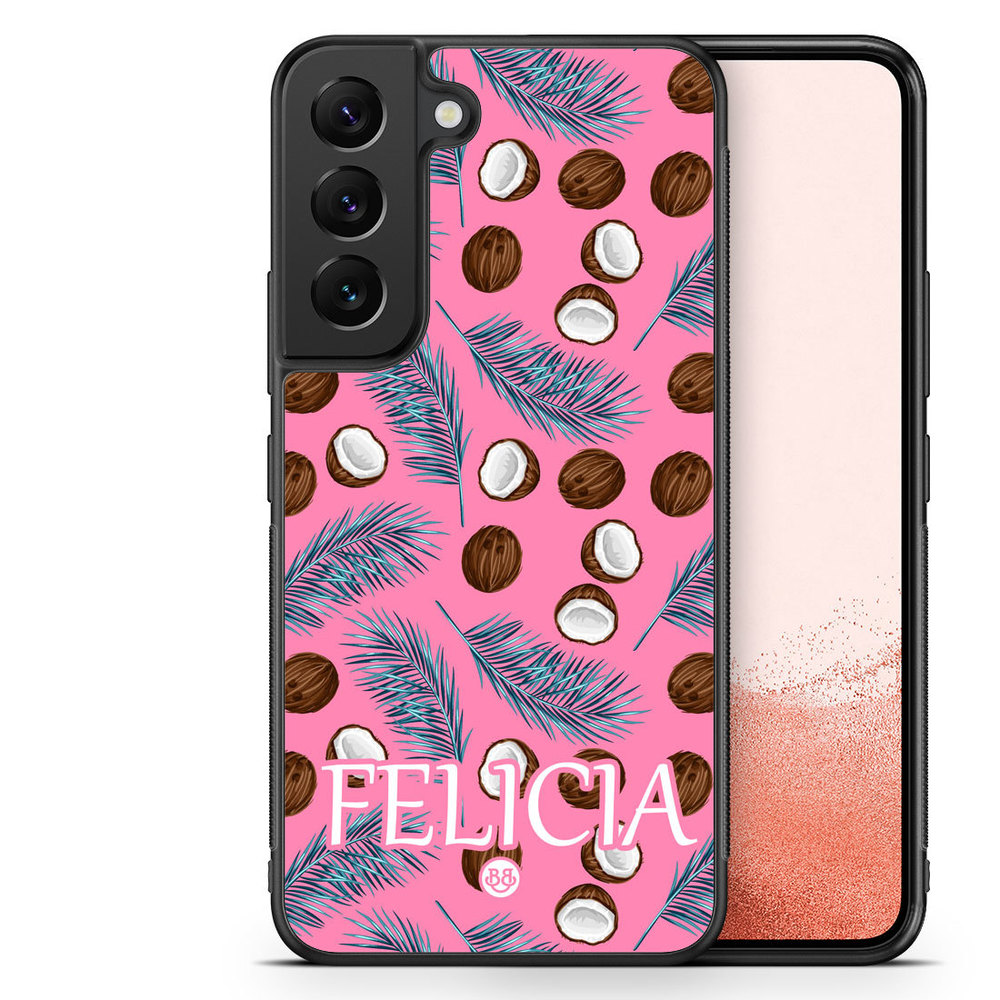 Samsung Galaxy S23 Plus 5G Custom Case - Tropical Name
