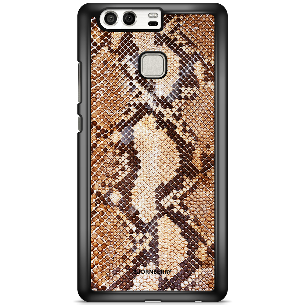 Huawei P9 Case - Snakeskin Brown