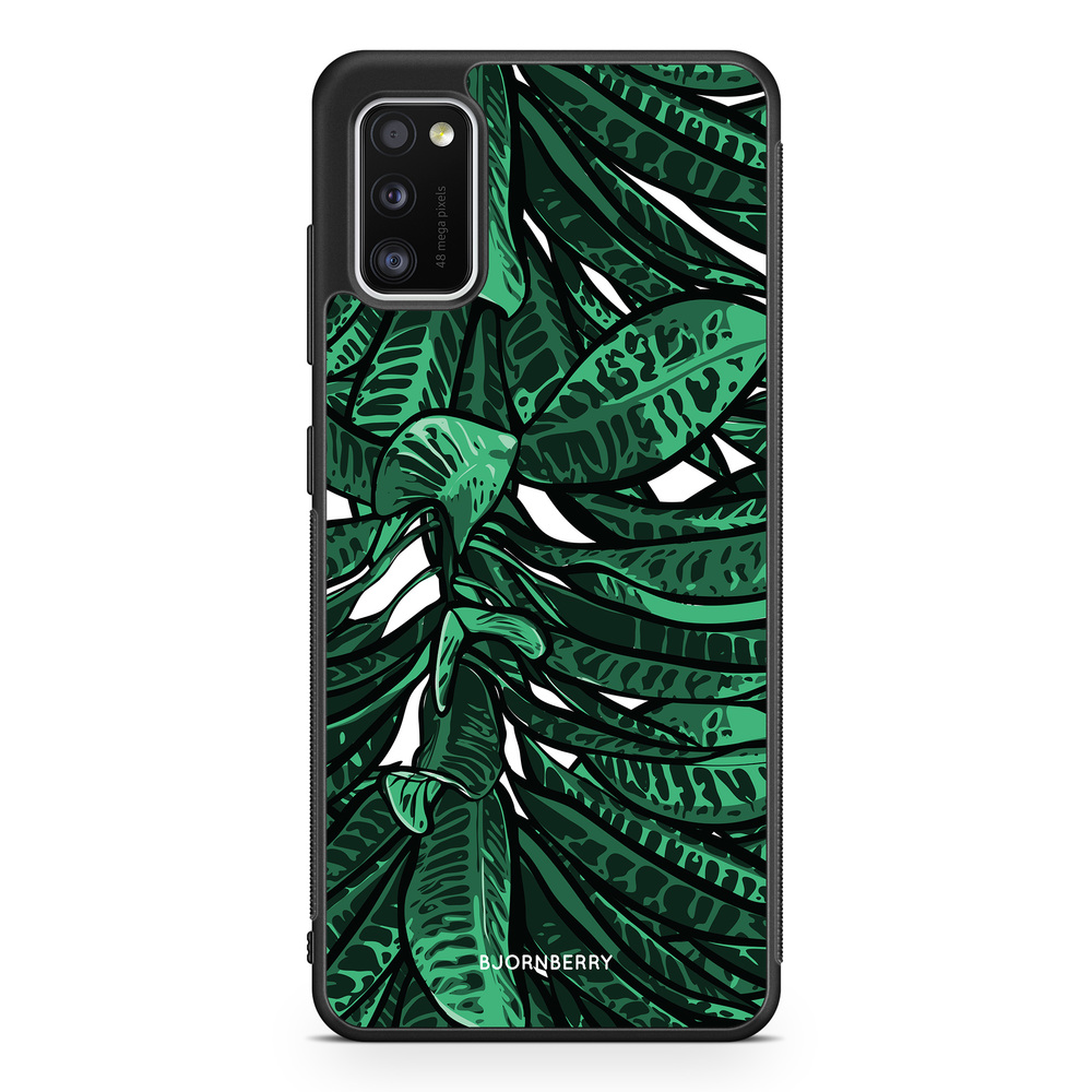 Samsung Galaxy A41 Case - Tropical Leaves