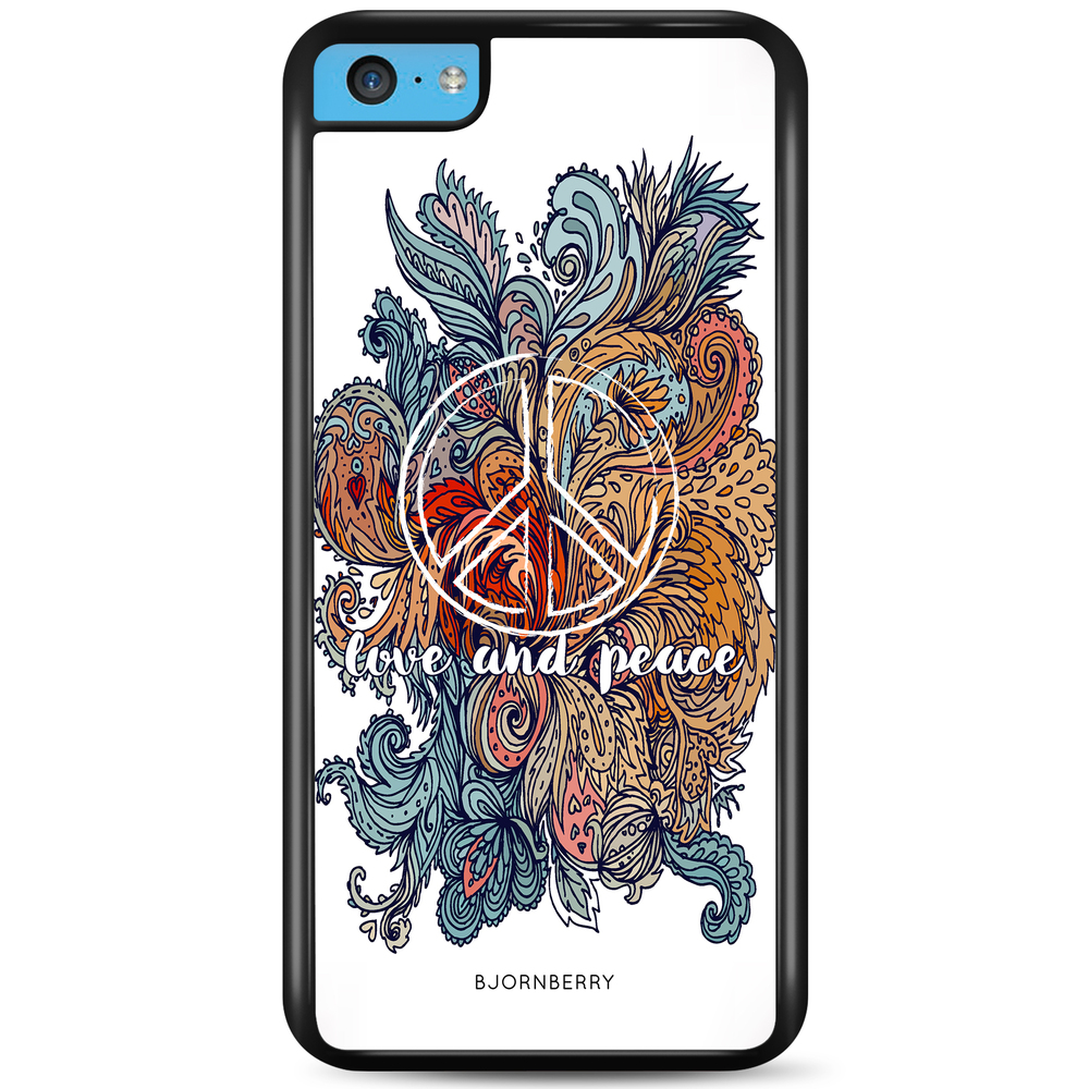 iPhone 5C Case - Love and Peace