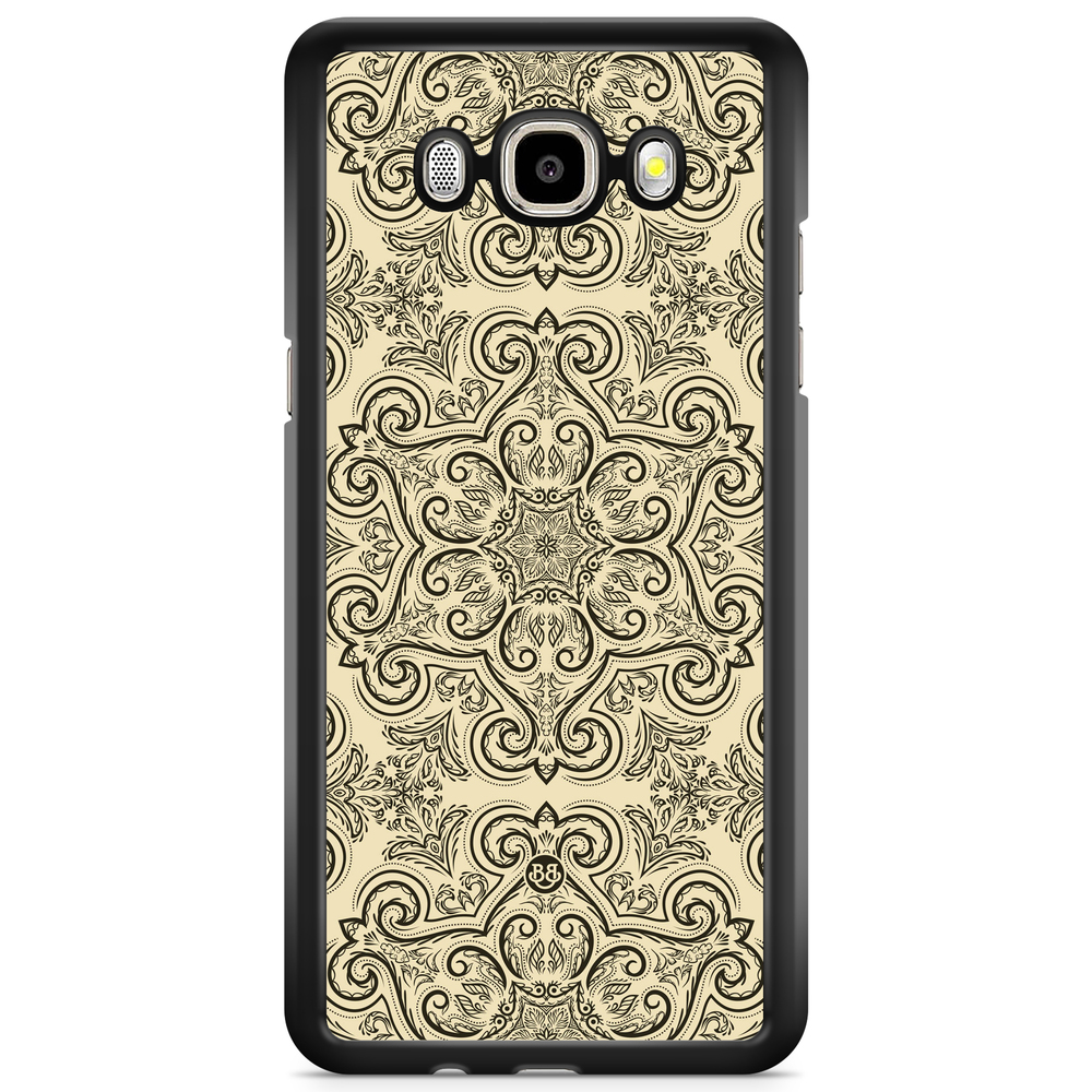 Samsung Galaxy J3 (2016) Case - Beige Retro Pattern