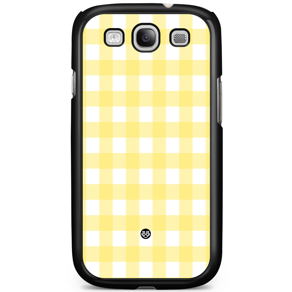 Samsung Galaxy S3 Mini Case - SUMMER GARDEN - Lemon Check