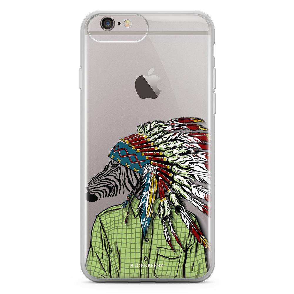 iPhone 6 Plus/6s Plus Fashion Case - Hipster Zebra