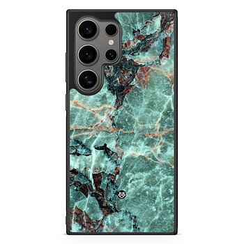 Samsung Galaxy S24 Ultra Case - Green Marble