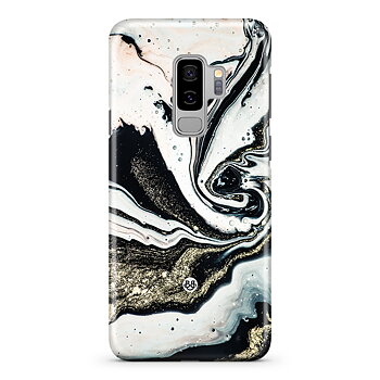 Samsung Galaxy S9 Plus Premium Skal - Golden Swirl