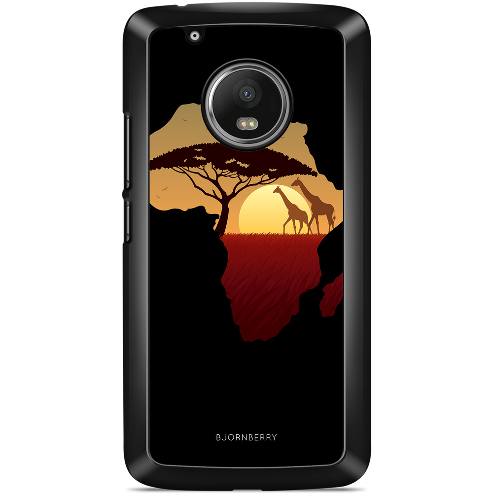 Moto G5 Plus Case - Africa Black
