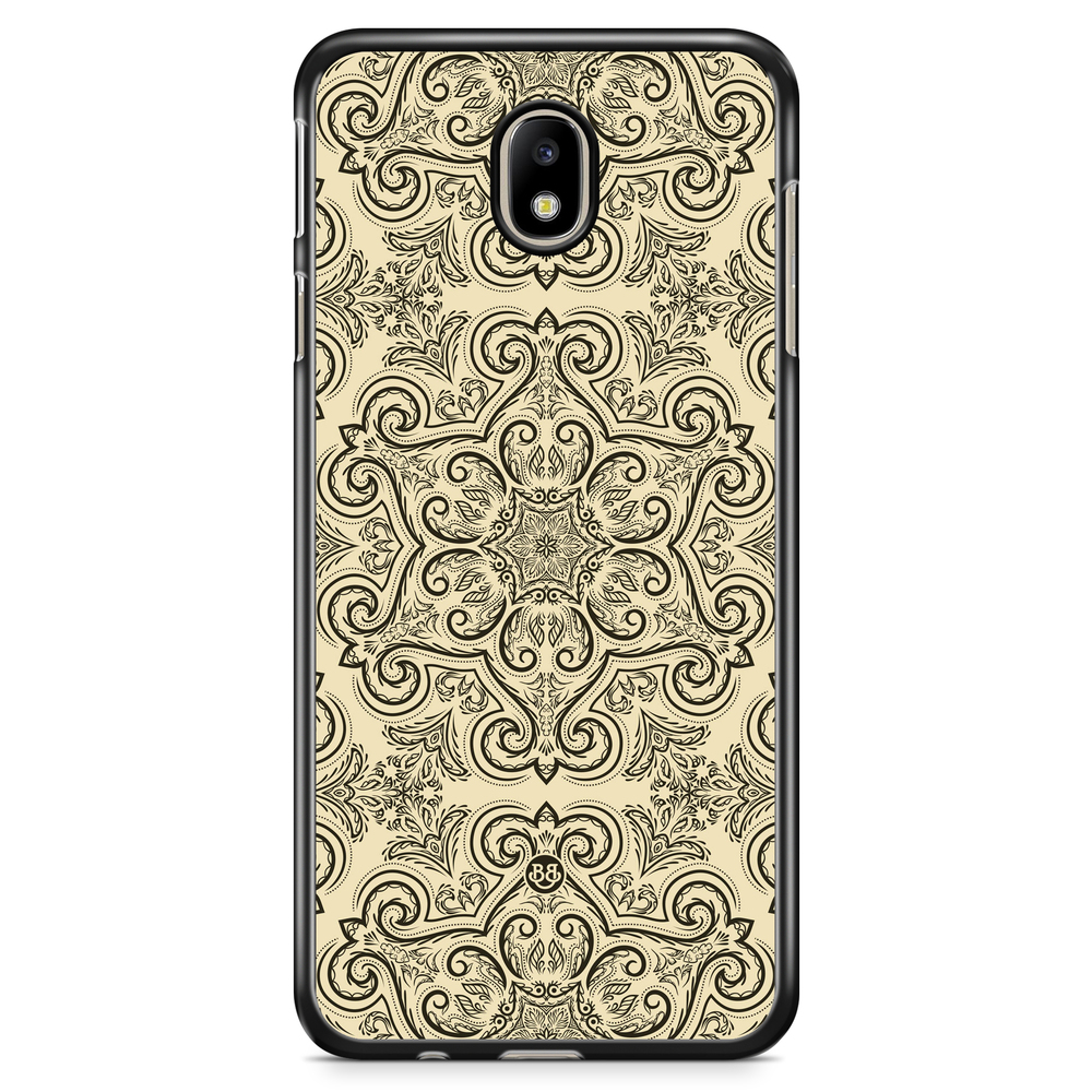 Samsung Galaxy J5 (2017) Case - Beige Retro Pattern