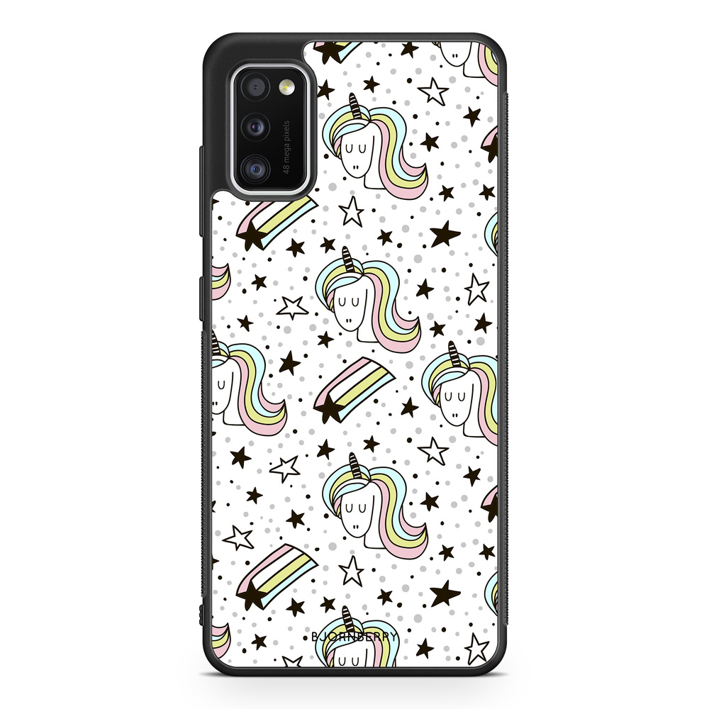 Samsung Galaxy A41 Case - Unicorn Pattern