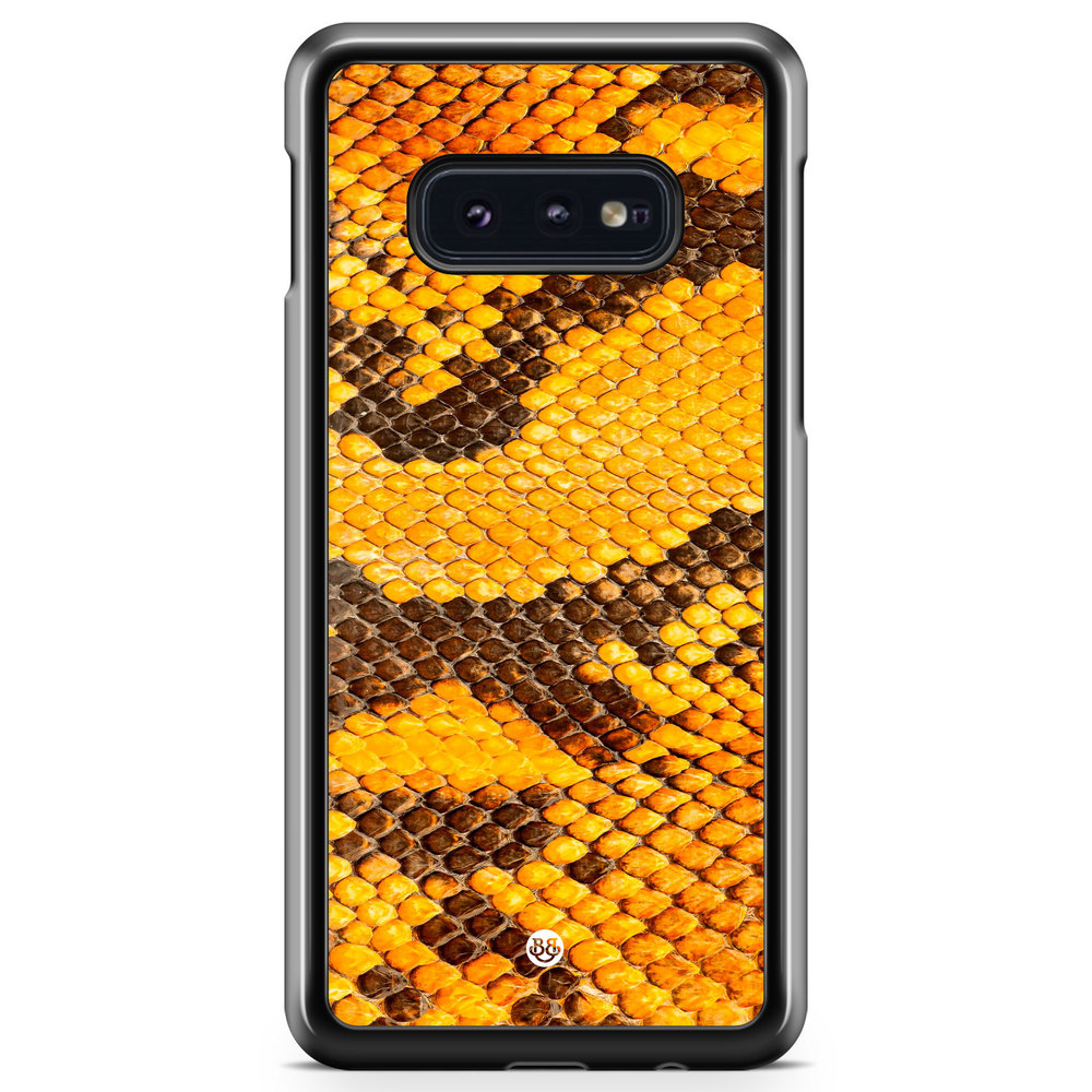 Samsung Galaxy S10e Case - Yellow Snake