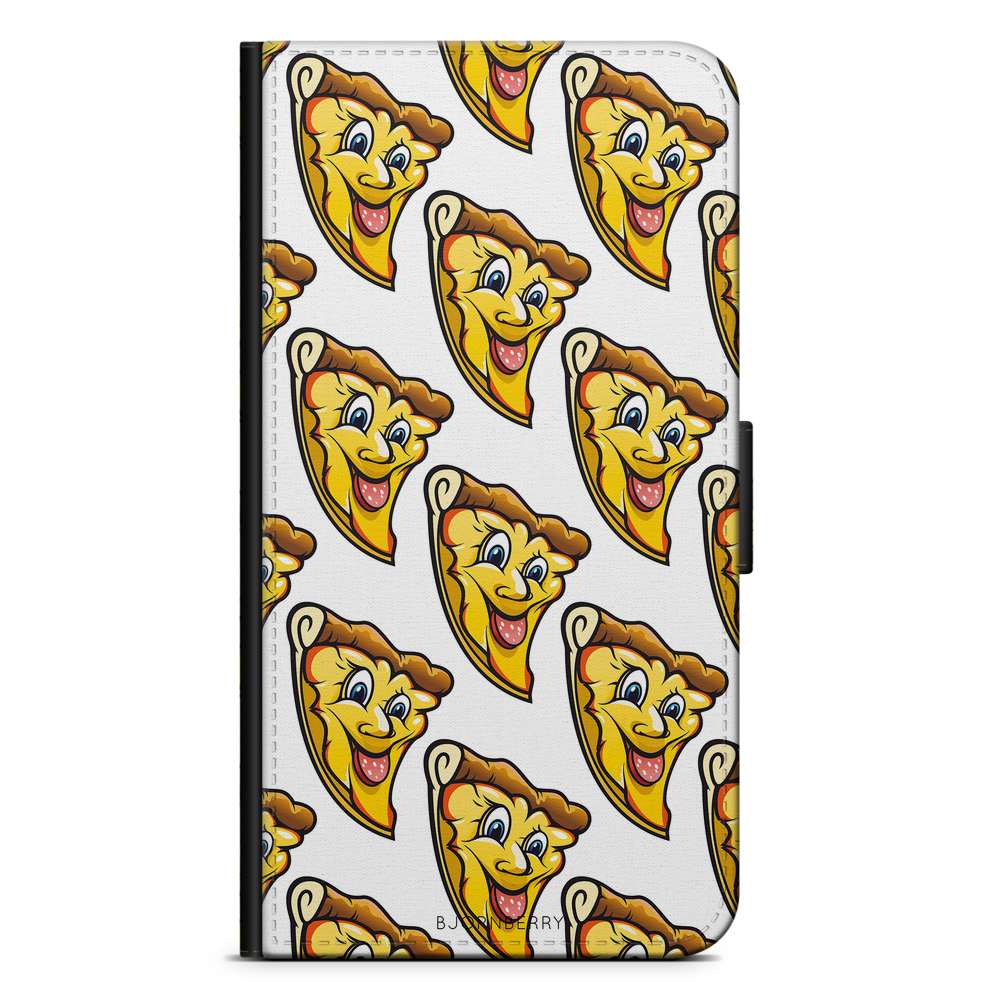 Sony Xperia M4 Aqua Wallet Case - Pizza Pattern