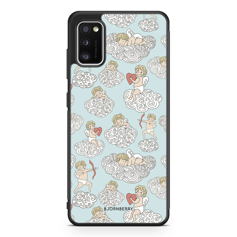 Samsung Galaxy A41 Case - Angels and Clouds