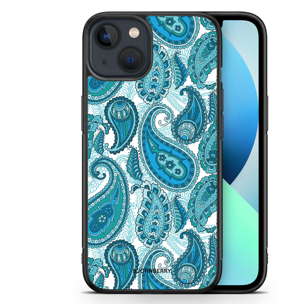 iPhone 13 Mini Case - Blue Paisley
