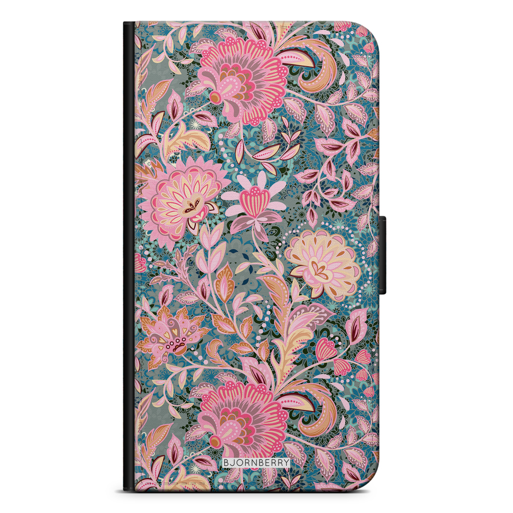 Samsung Galaxy A12 Plånboksfodral - Fantasy Flowers | Mobilskal & Mobilfodral BJORNBERRY