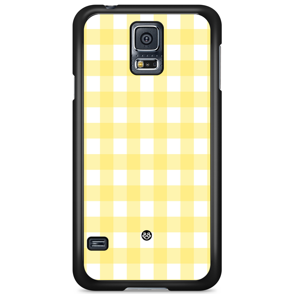 Samsung Galaxy S5/S5 NEO Case - SUMMER GARDEN - Lemon Check