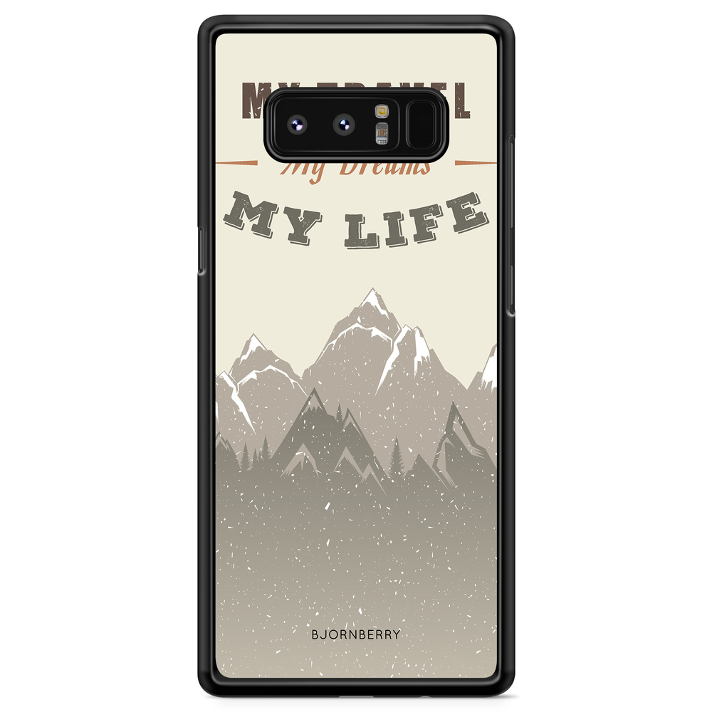 Samsung Galaxy Note 8 Case - My Travels, My Life