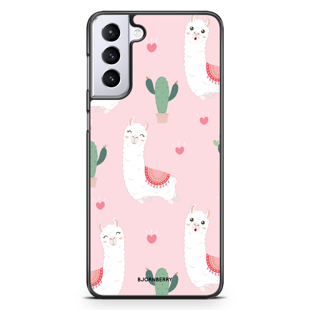 Samsung Galaxy S21 Plus Case - Llama Pattern