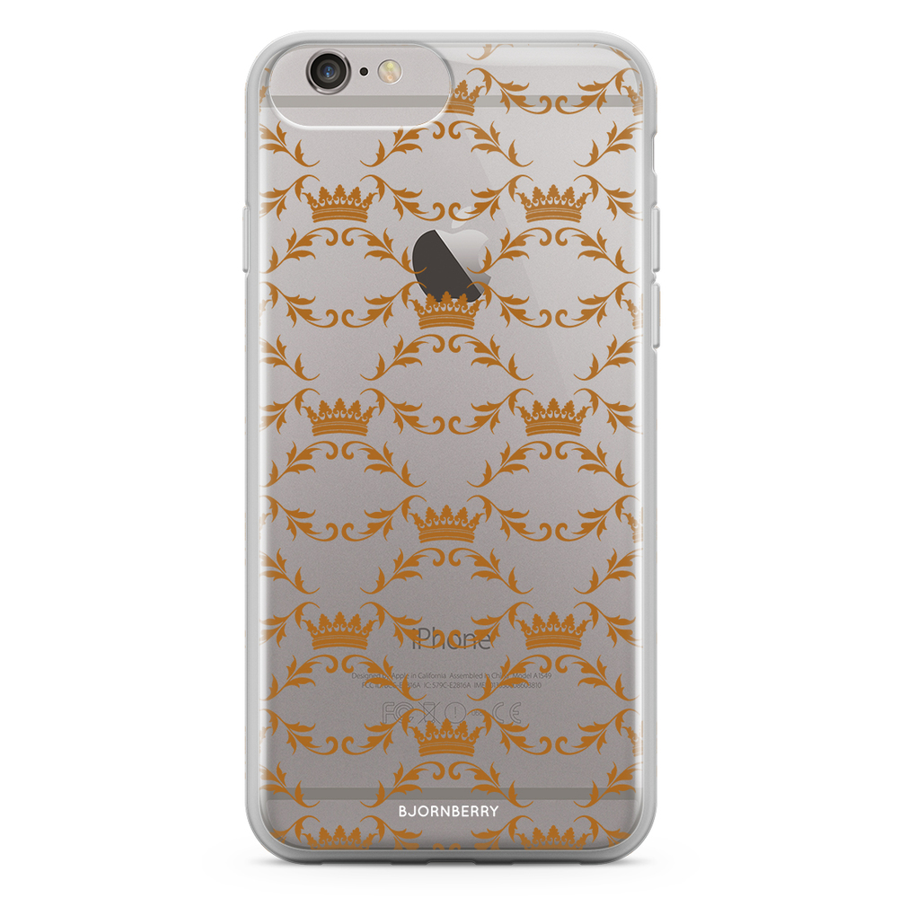 iPhone 6 Plus/6s Plus Fashion Case - Crown Pattern