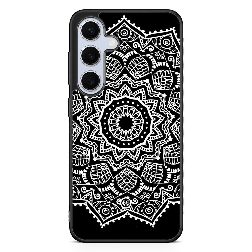 Samsung Galaxy S24 FE Case - White Mandala