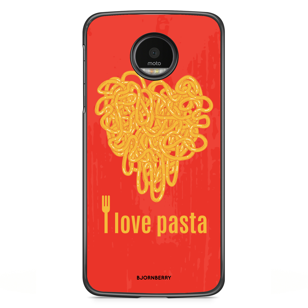 Motorola Moto G5S Plus Case - I love pasta