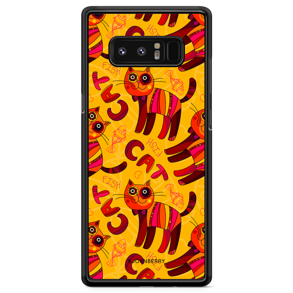 Samsung Galaxy Note 8 Case - Cat & Fish