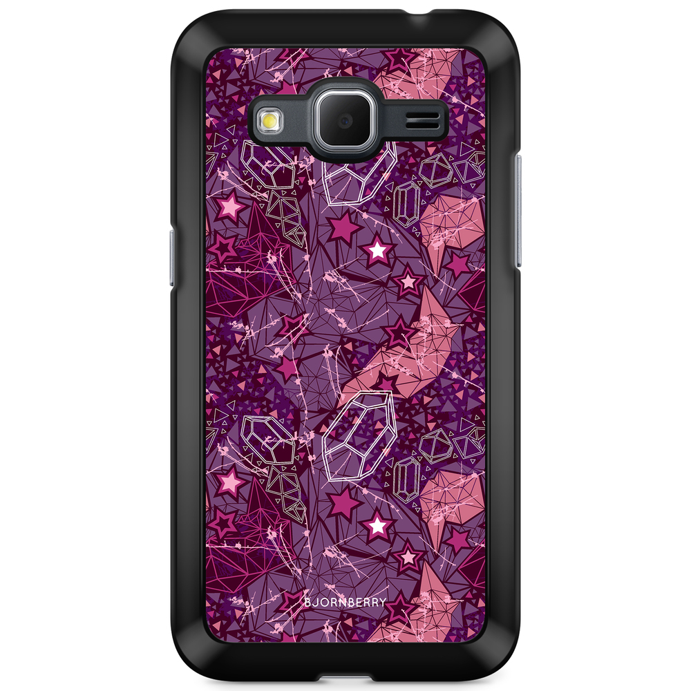 Samsung Galaxy Core Prime Case - Purple Stars