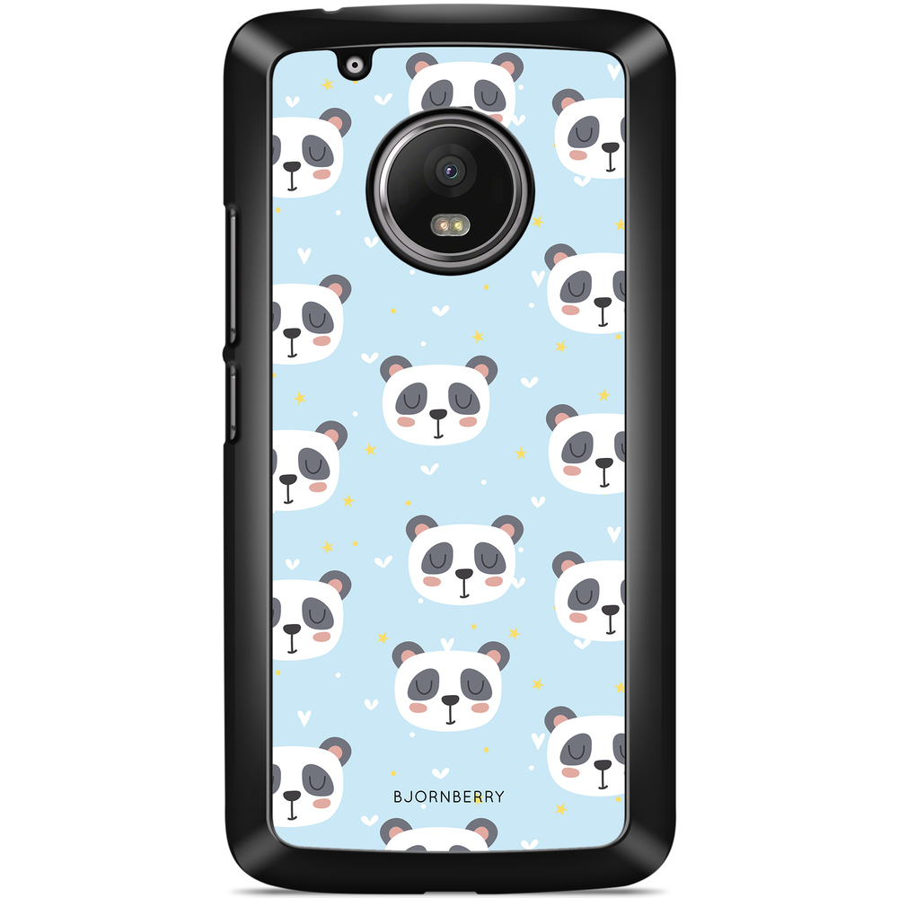 Moto G5 Plus Case - Panda Pattern