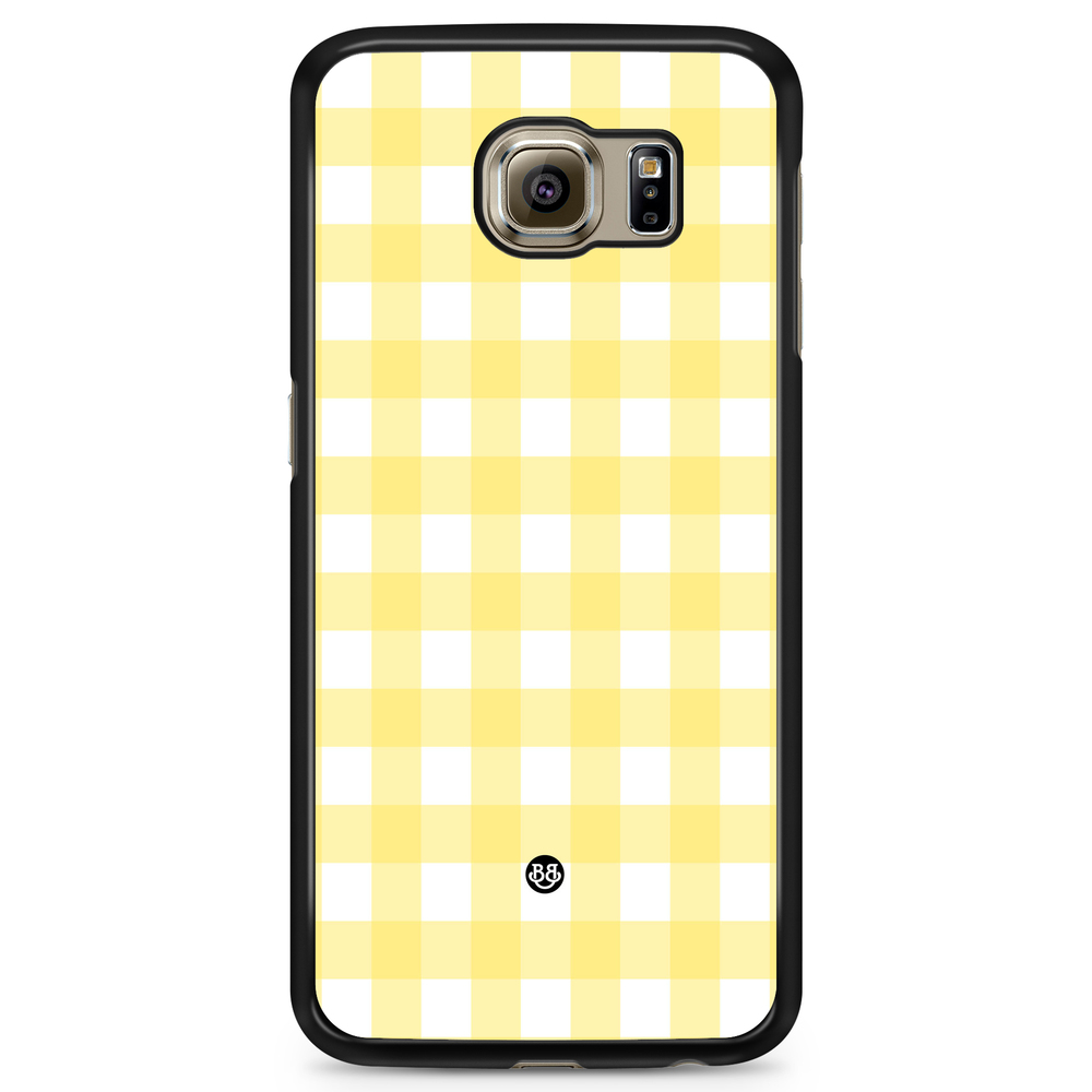 Samsung Galaxy S6 Edge+ Case - SUMMER GARDEN - Lemon Check