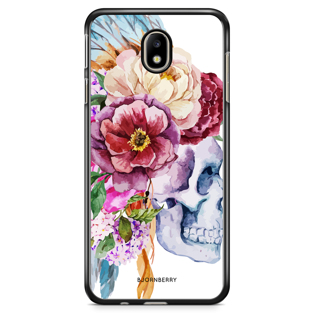 Samsung Galaxy J3 (2017) Case - Skull & Flowers