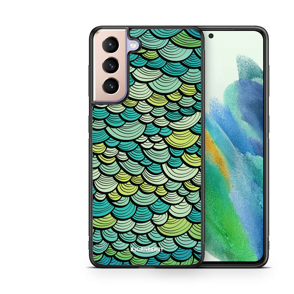 Samsung Galaxy S21 FE 5G Case - Green Mermaid Scales