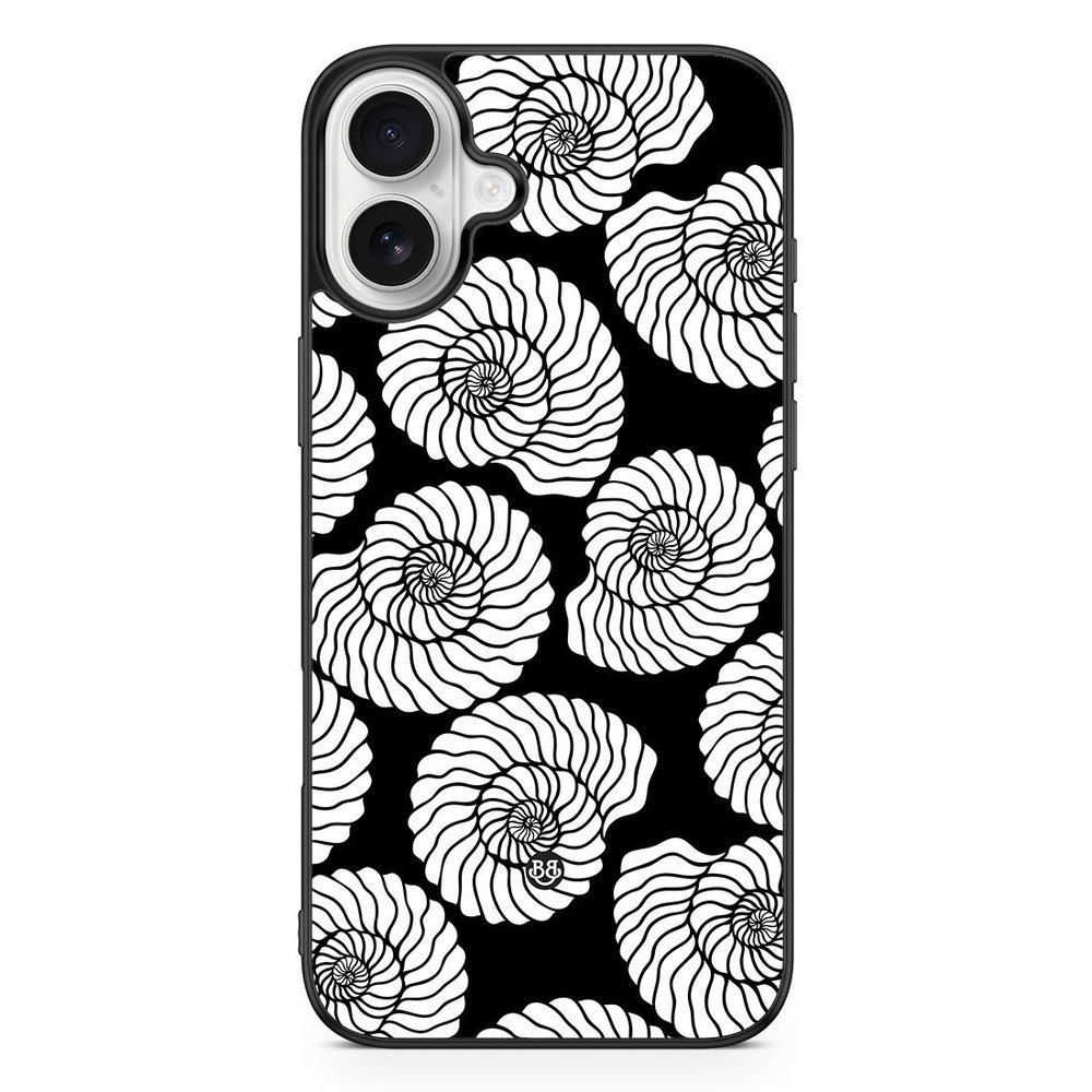 iPhone 16 Plus Case - Seashell BW