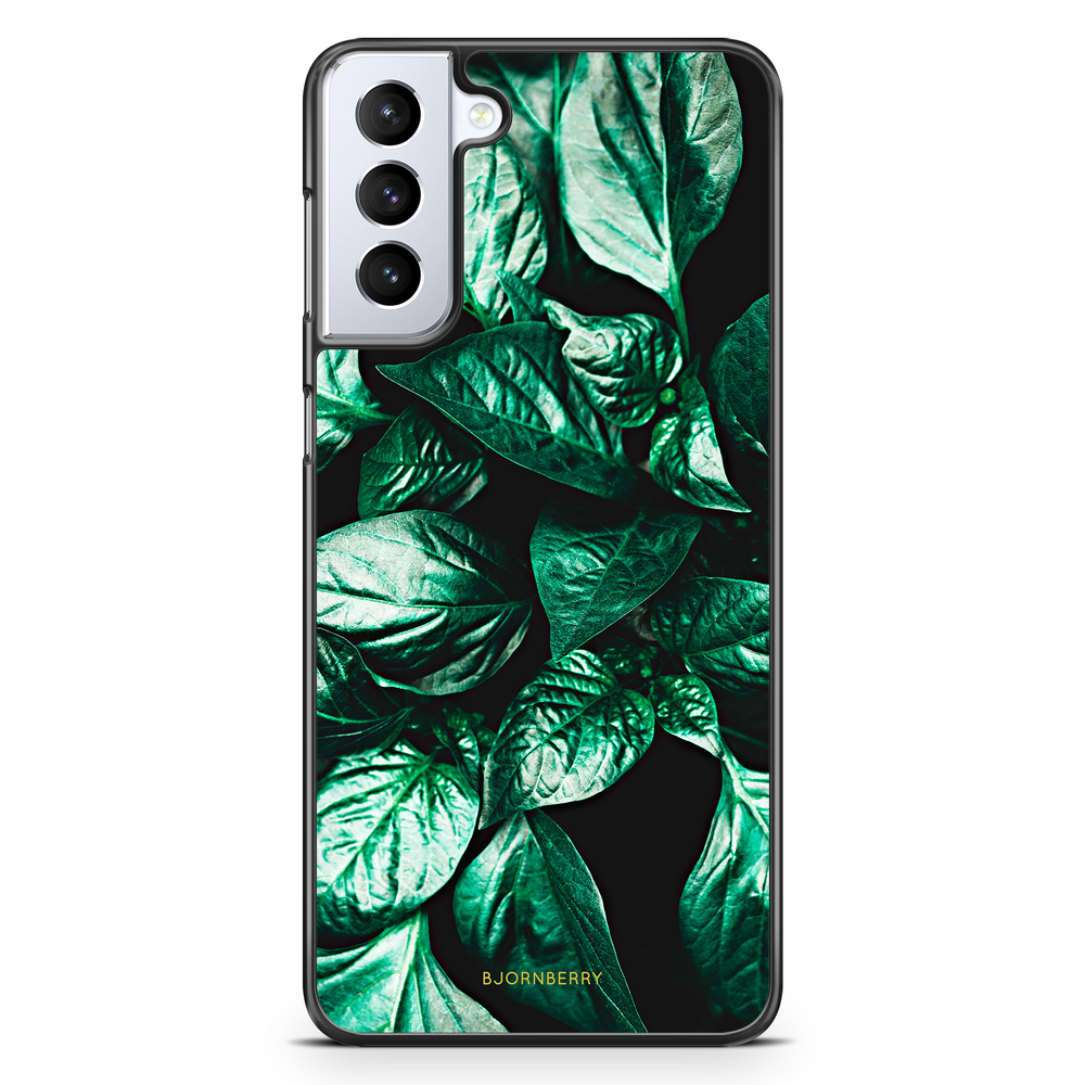 Samsung Galaxy S21 Plus Case - Green Leaves
