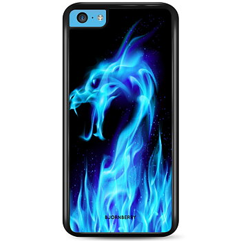 iPhone 5C Case - Blue Flames Dragon