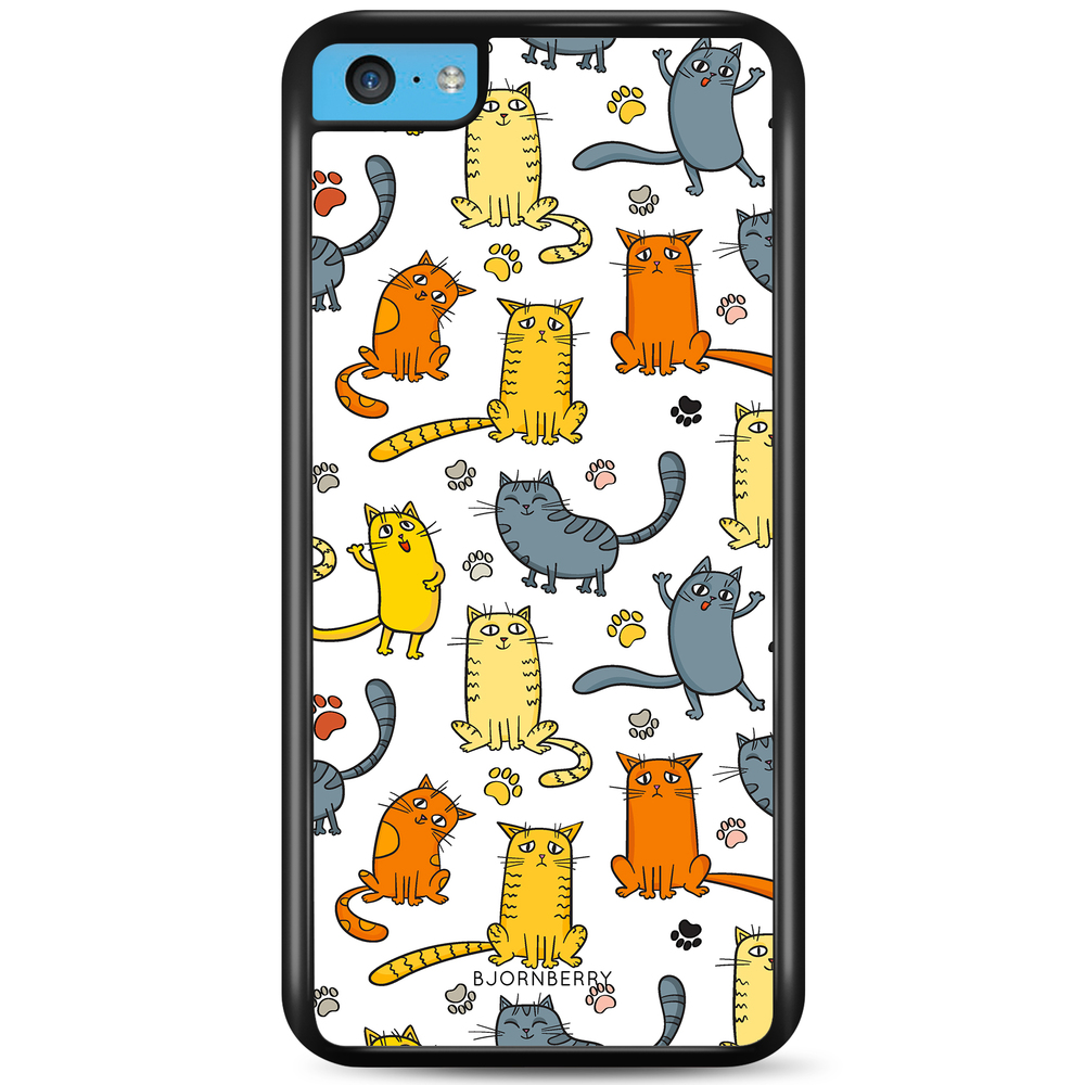 iPhone 5C Skal - Kattmönster
