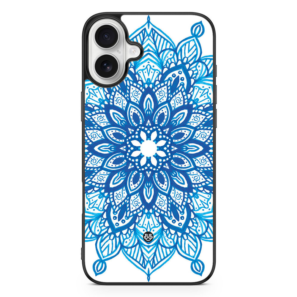 iPhone 16 Plus Case - Blue Mandala