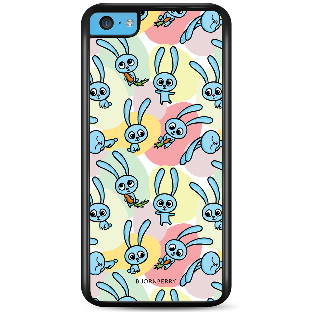 iPhone 5C Case - Blue Rabbits