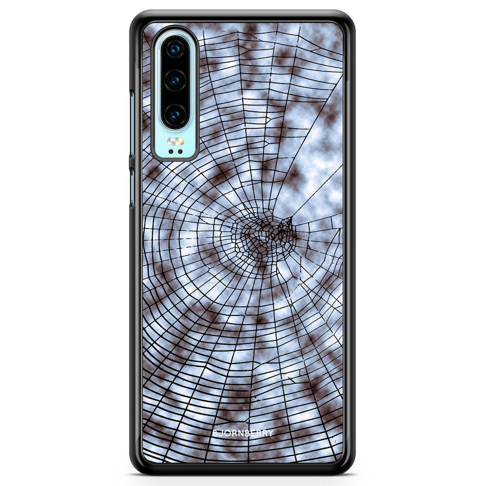 Huawei P30 Case - Black Spiderweb