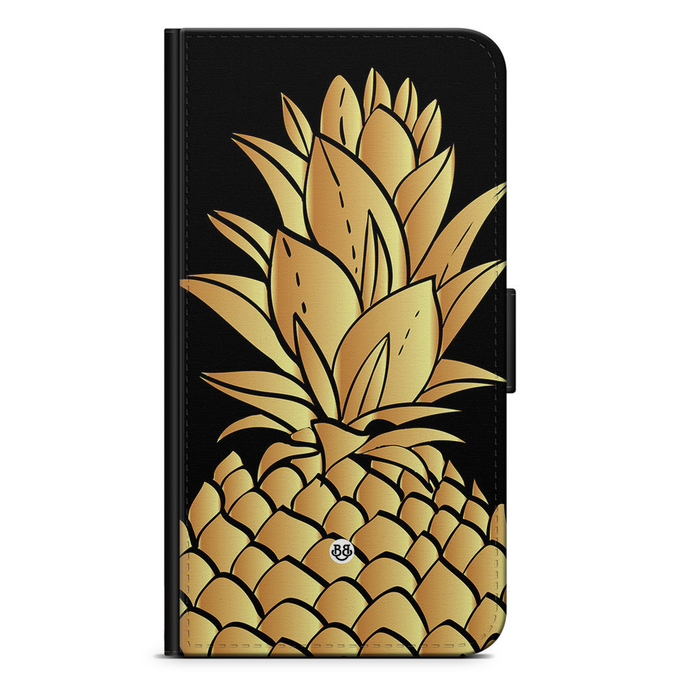 Sony Xperia 1 IV Wallet Case - Gold Pineapple