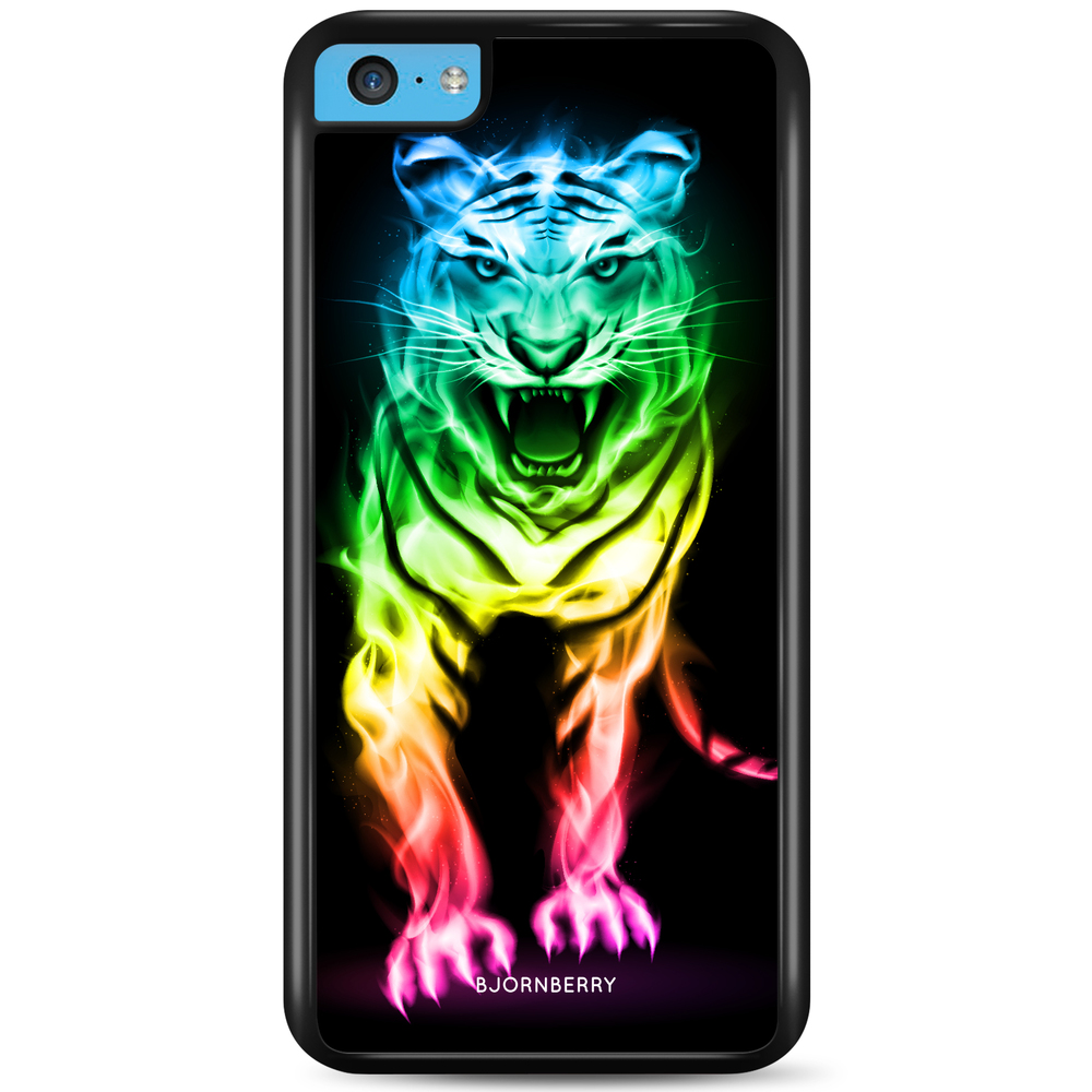 iPhone 5C Case - Fire Tiger