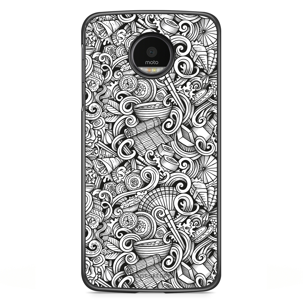Motorola Moto G5S Plus Case - Japanese Pattern
