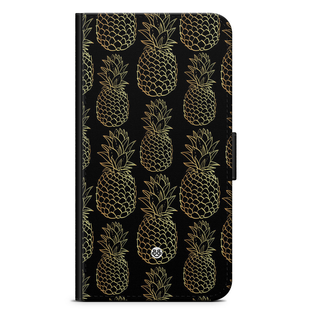 Sony Xperia 1 IV Wallet Case - Gold Pineapples