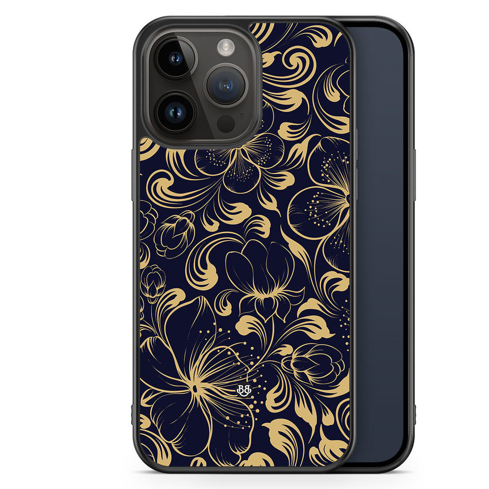 iPhone 14 Pro Max Case - Blue Flowers