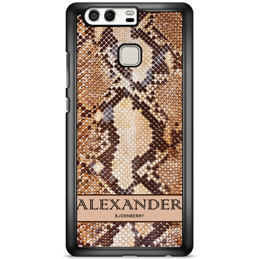 Huawei P9 Case Custom - Brown Snake Name