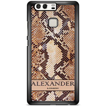 Huawei P9 Case Custom - Brown Snake Name