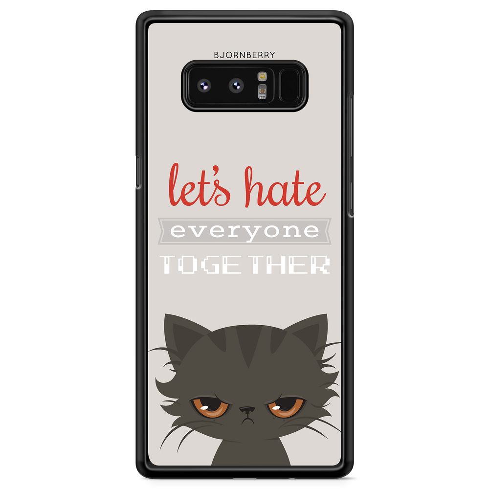 Samsung Galaxy Note 8 Case - Angry Cat