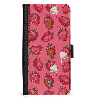 OnePlus Nord CE4 Lite 5G Wallet Case - Strawberry Chocolate
