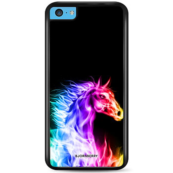 iPhone 5C Case - Flames Horse