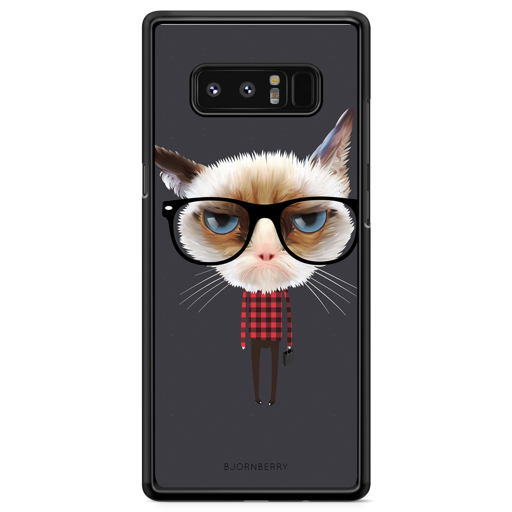 Samsung Galaxy Note 8 Case - Hipster Cat