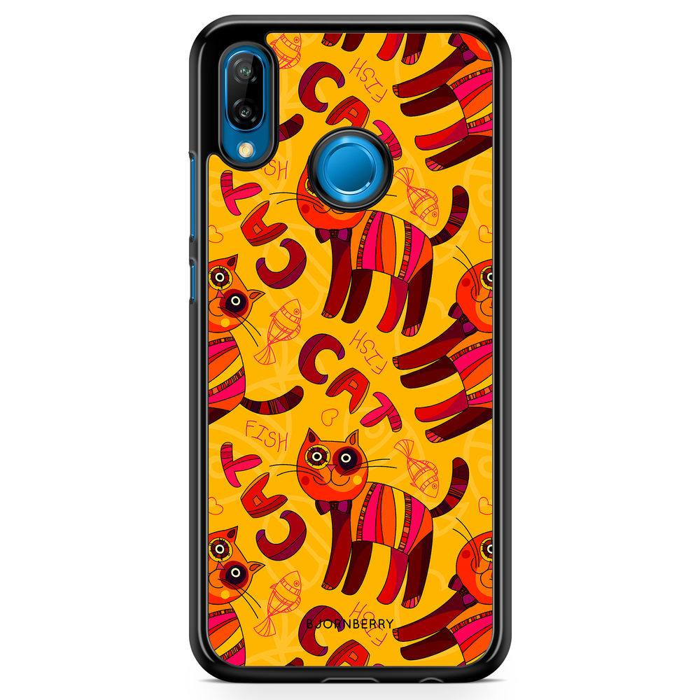 Huawei P20 Lite Case - Cat & Fish