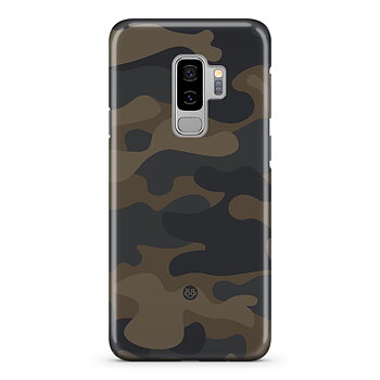 Samsung Galaxy S9 Plus Premium Skal - Dark Camo