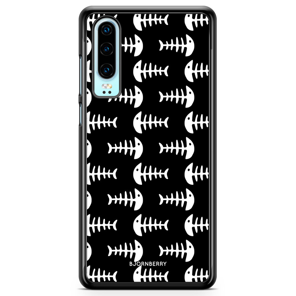 Huawei P30 Case - Fish Skeleton